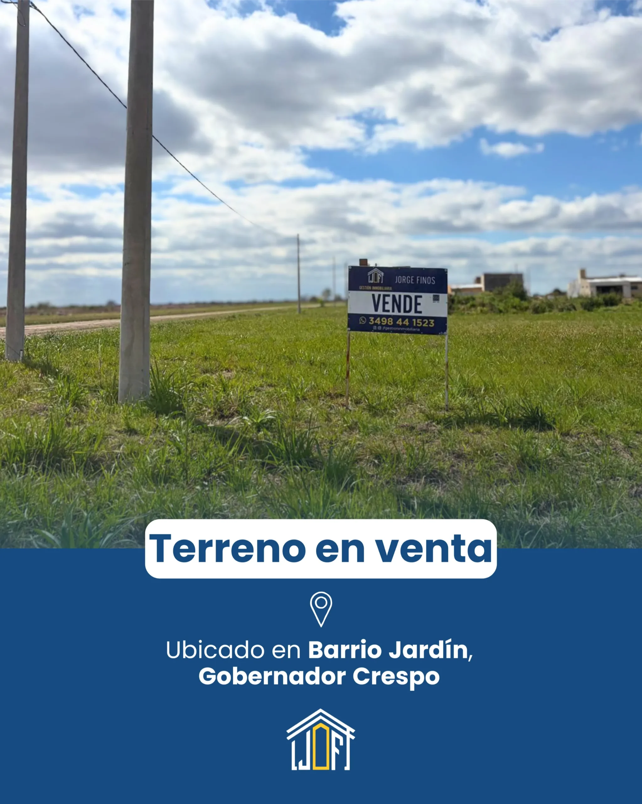 TERRENO – GOBERNADOR CRESPO